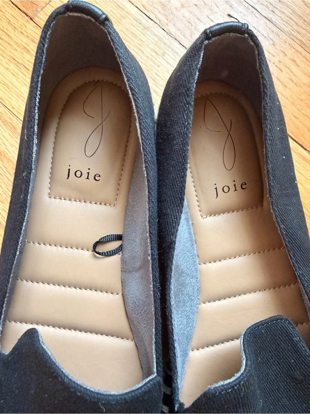 Joie Black Slip-On Loafers - Picture 3 of 3